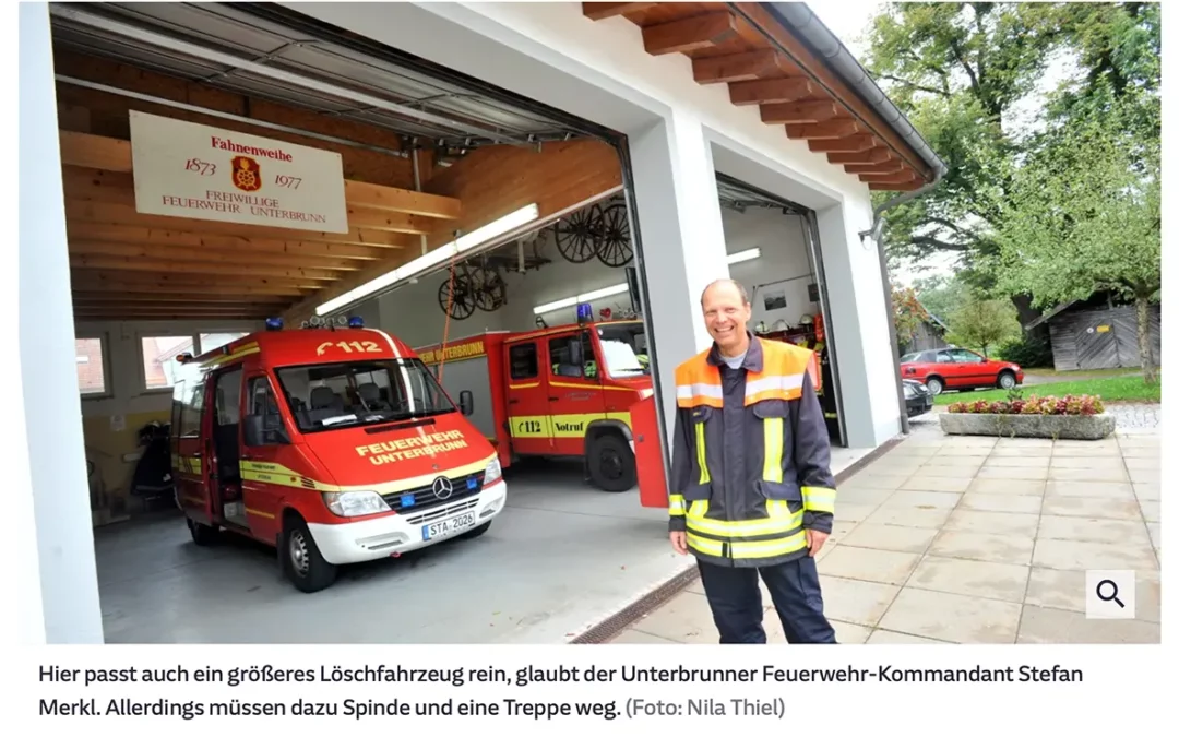 Es wird eng im Feuerwehrhaus