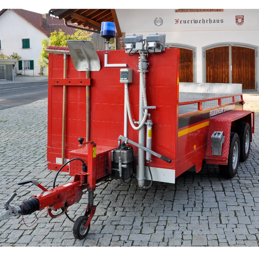 Achtung Feuerwehr im Einsatz