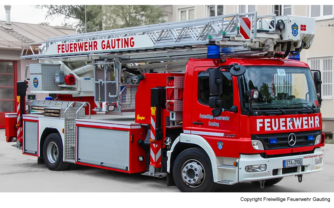 Unterbrunner Jugendfeuerwehr in großer Höhe